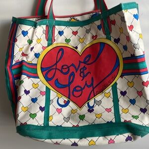 BRIGHTON Heart Joy Love Tote Bag